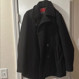 Women’s Black Peacoat